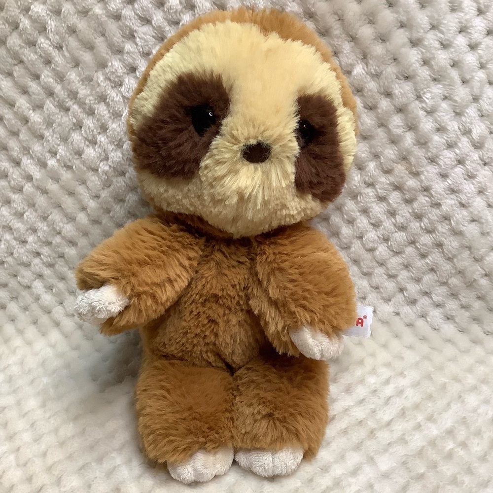 Aurora World Minkies Super Soft Plush Sloth Stuffed Animal Toy